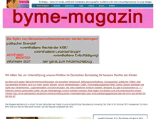 Tablet Screenshot of byme-magazin.de